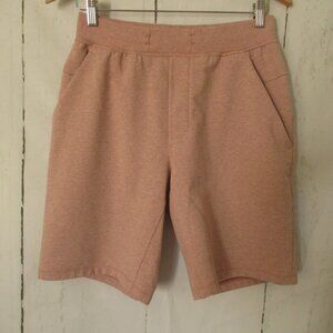 Lululemon Sweat Shorts Mens M Orange Pull On Lounge Athletic Pockets